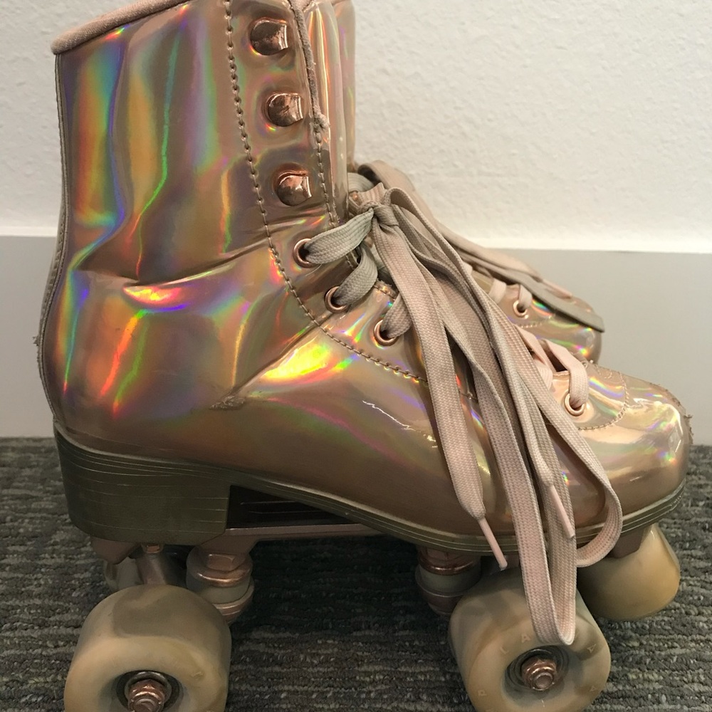 Impala rose gold skates size 7